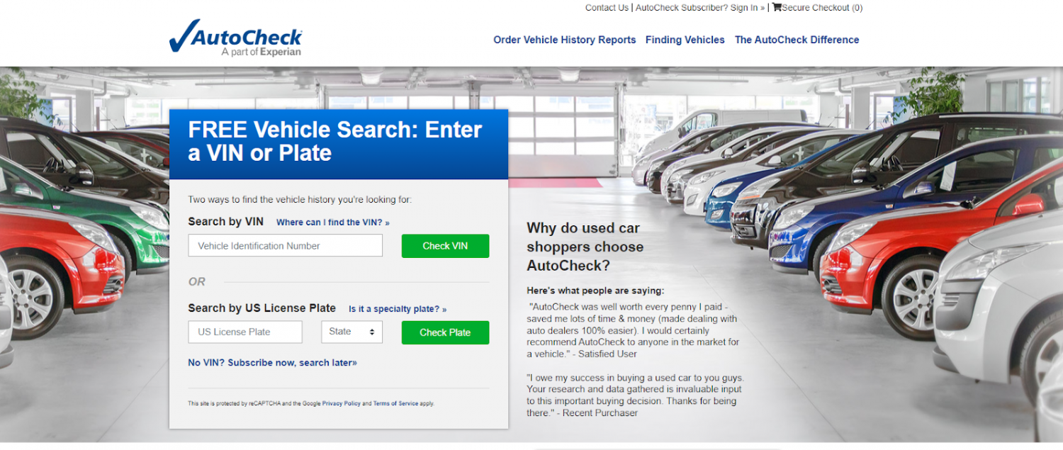 Carfax Alternative VinAudit