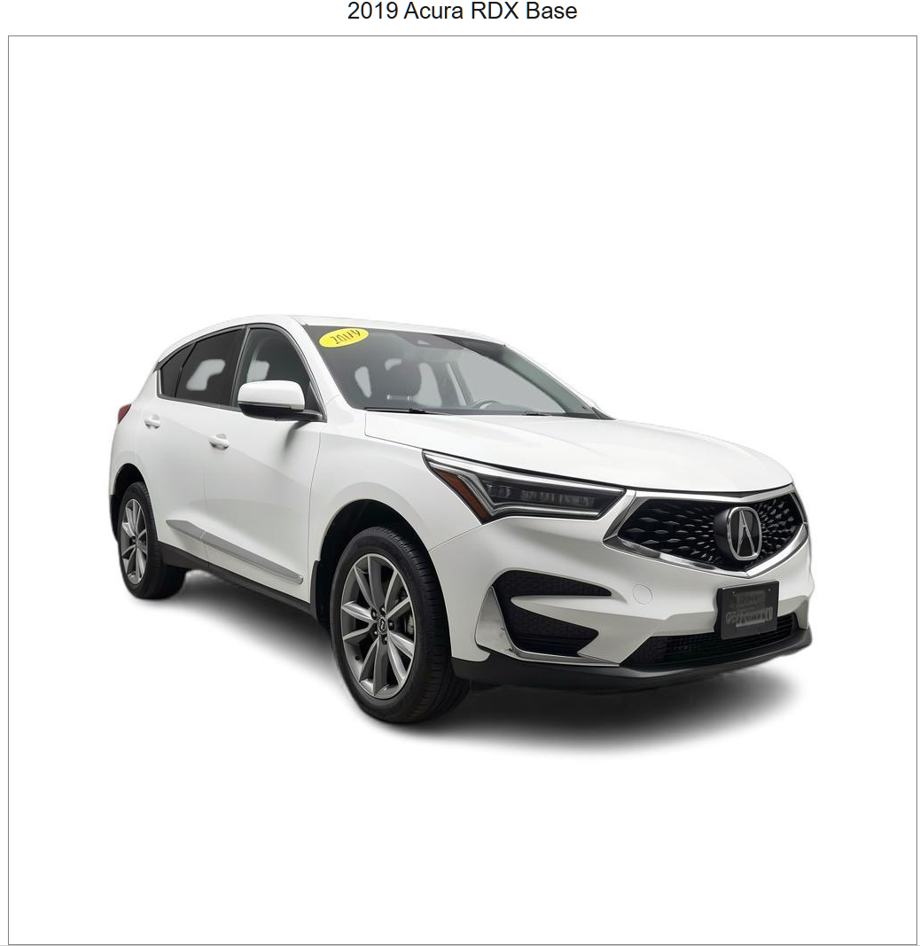 2019 Acura RDX Base